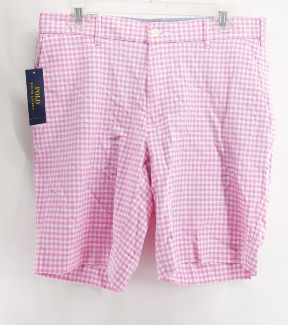 Polo Ralph Lauren Other - NWT Polo Ralph Lauren Men's Classic Fit Blackwatch Plaid Shorts Pink White 32 9"